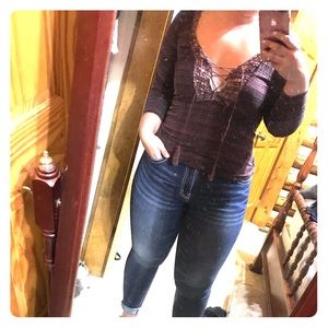 Gimmicks by BKE striped long sleeve